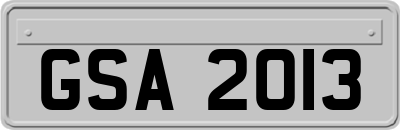 GSA2013