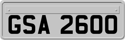 GSA2600