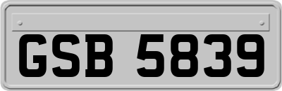 GSB5839