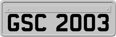 GSC2003