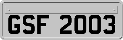 GSF2003