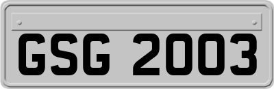 GSG2003