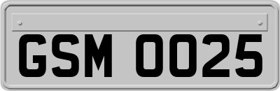 GSM0025