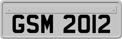 GSM2012