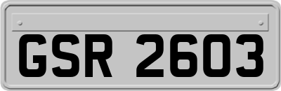 GSR2603