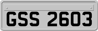 GSS2603