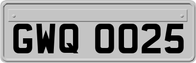 GWQ0025