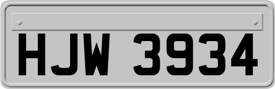 HJW3934