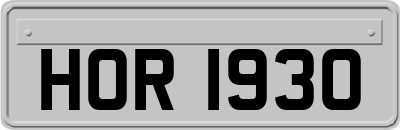 HOR1930