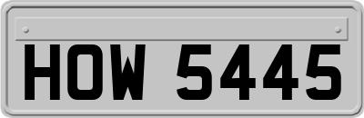 HOW5445