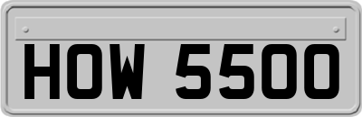 HOW5500