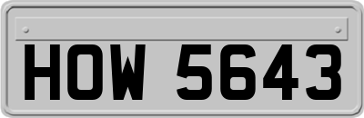 HOW5643