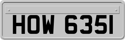 HOW6351