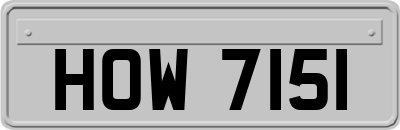 HOW7151