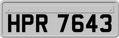 HPR7643