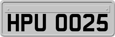 HPU0025