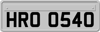 HRO0540