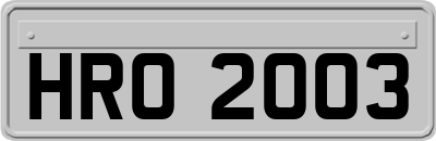 HRO2003