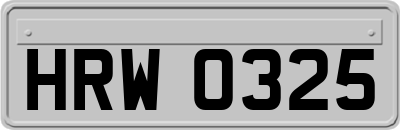 HRW0325