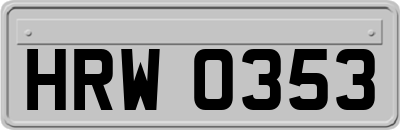 HRW0353
