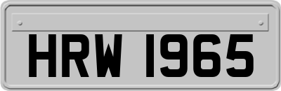 HRW1965