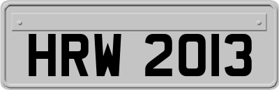 HRW2013