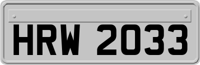 HRW2033