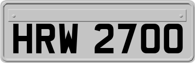 HRW2700