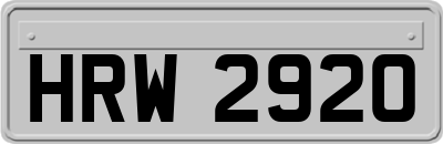 HRW2920