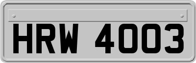 HRW4003
