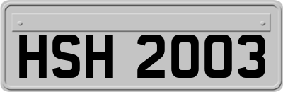 HSH2003