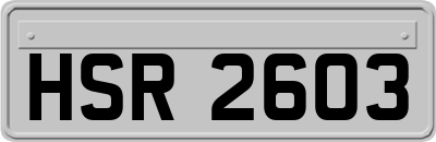 HSR2603