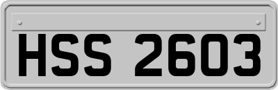 HSS2603