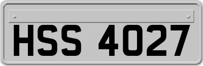 HSS4027