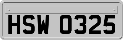 HSW0325