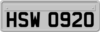 HSW0920