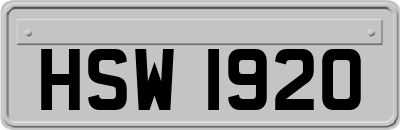 HSW1920