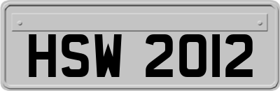 HSW2012