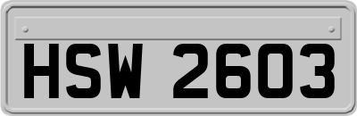 HSW2603