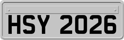 HSY2026