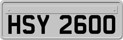 HSY2600
