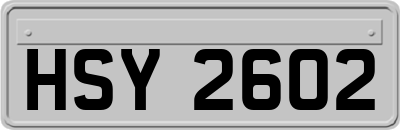 HSY2602