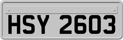HSY2603