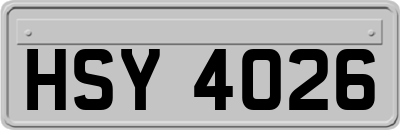 HSY4026