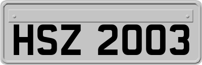 HSZ2003