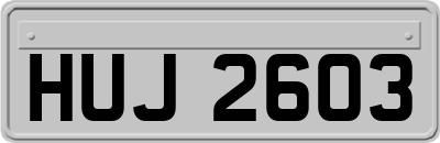 HUJ2603