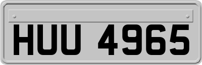 HUU4965