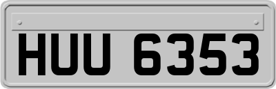 HUU6353