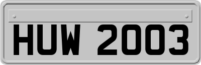 HUW2003