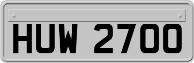 HUW2700